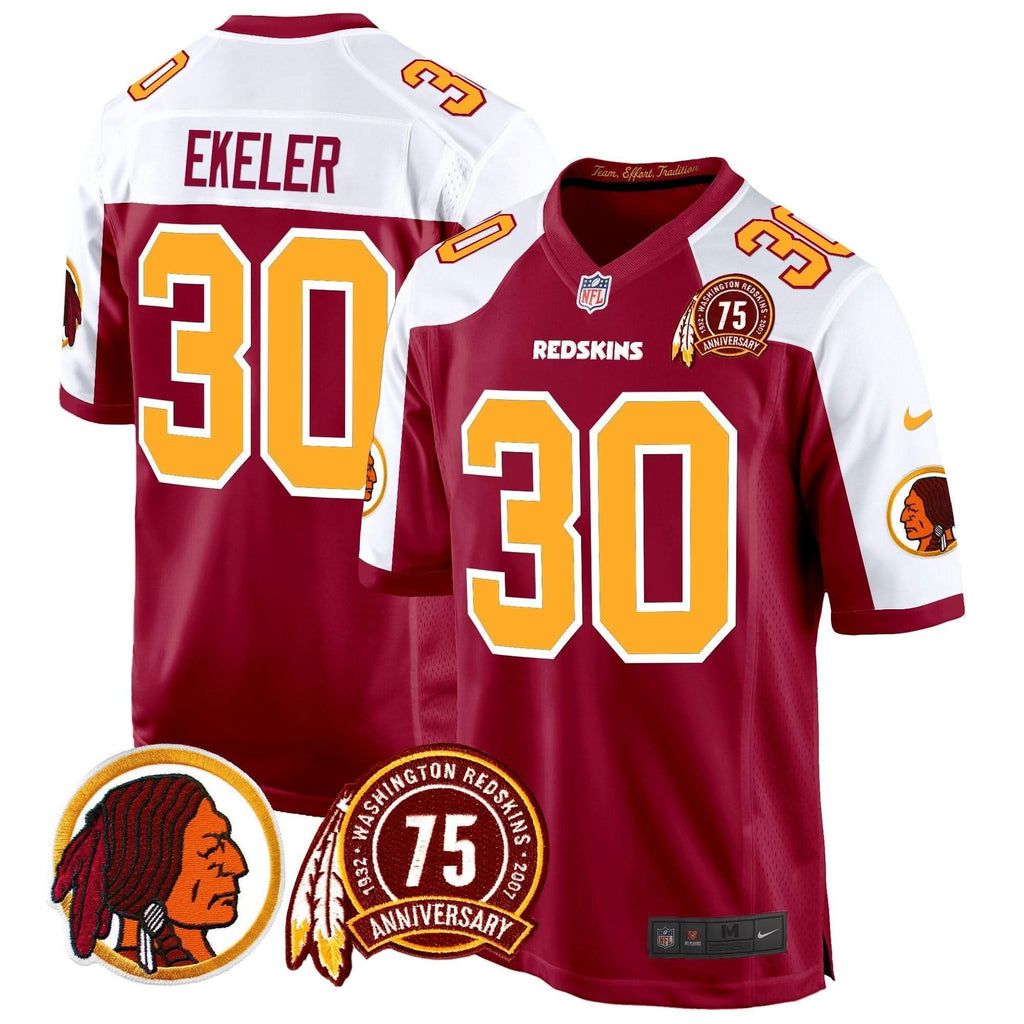 WR 75th Patch Throwback Game Jersey - image 53