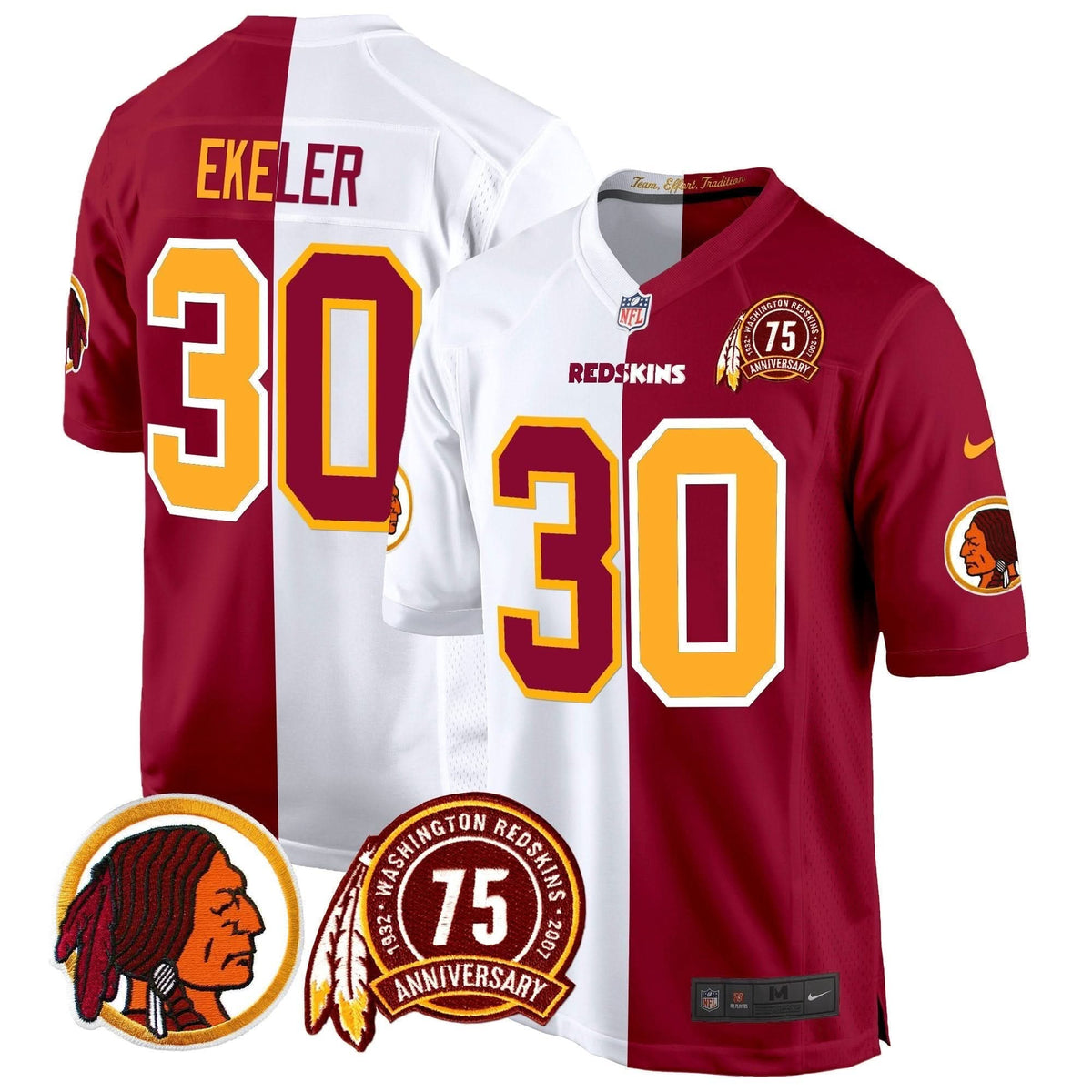 WR 75th Patch Throwback Game Jersey - image 79