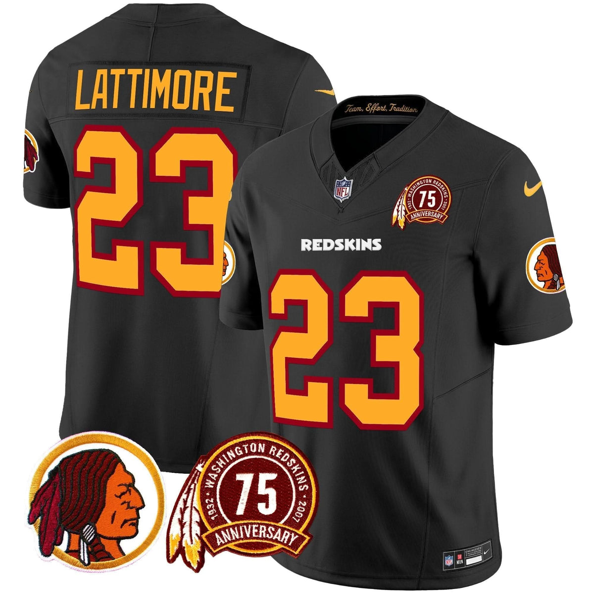 WR 75th Patch Throwback Vapor Limited Jersey - image 16
