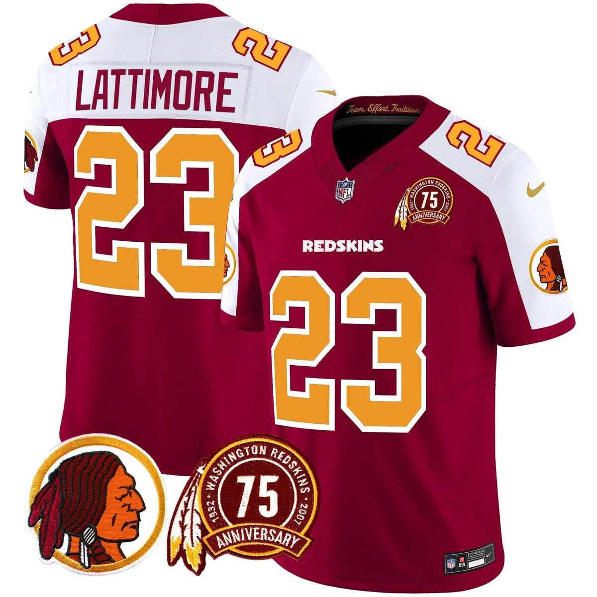 WR 75th Patch Throwback Vapor Limited Jersey - image 32