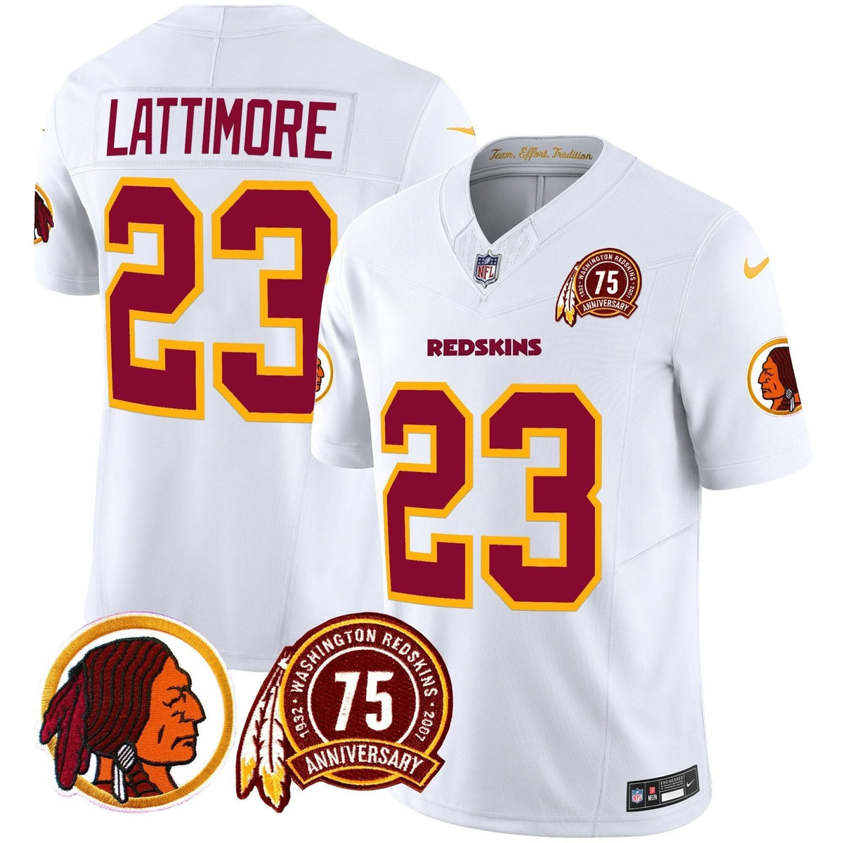 WR 75th Patch Throwback Vapor Limited Jersey - image 24