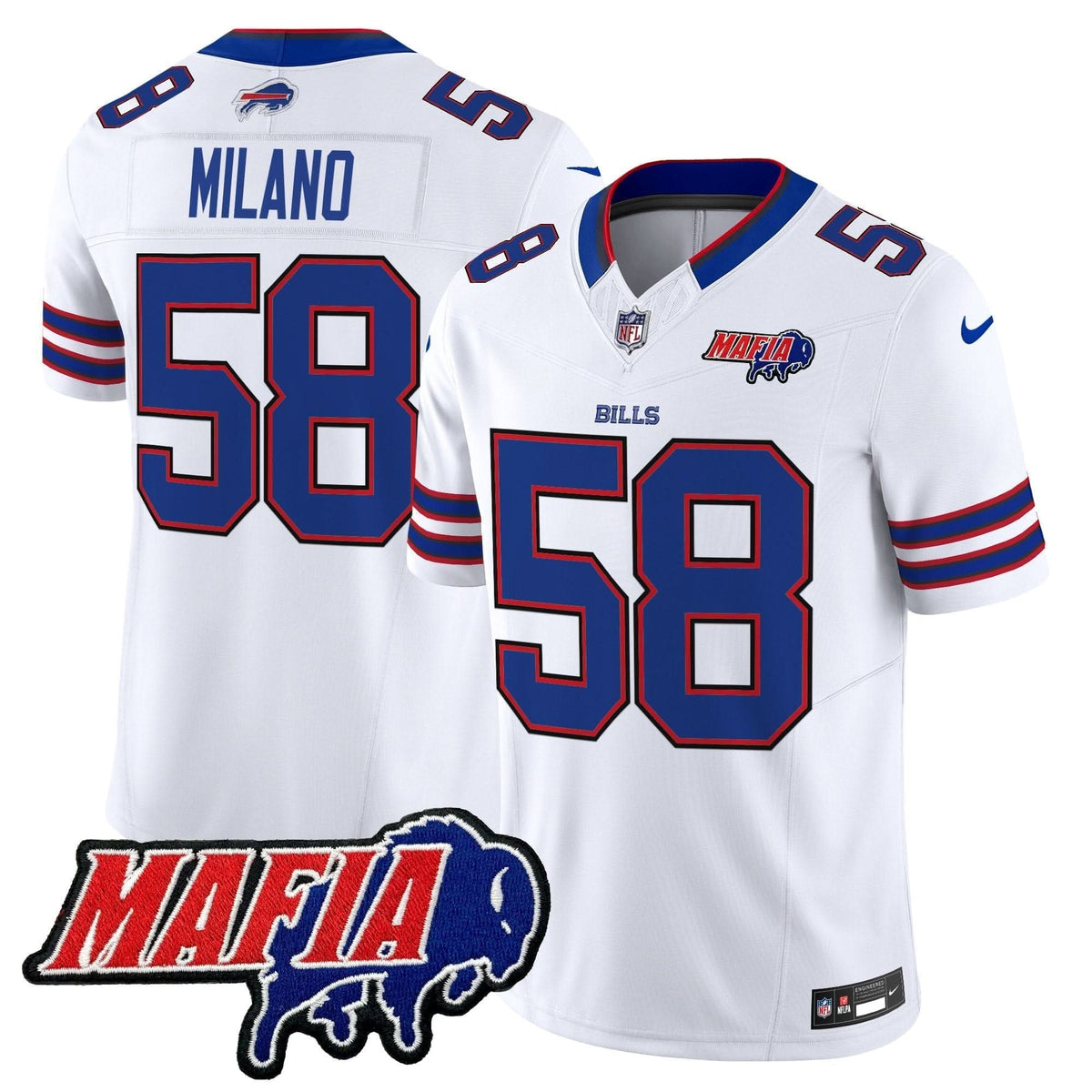 BB 2024 BUF Mafia Patch Vapor Limited Jersey - image 21
