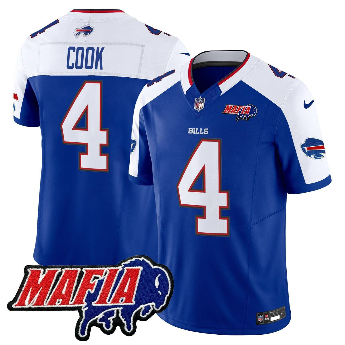 BB 2024 BUF Mafia Patch Vapor Limited Jersey - image 34