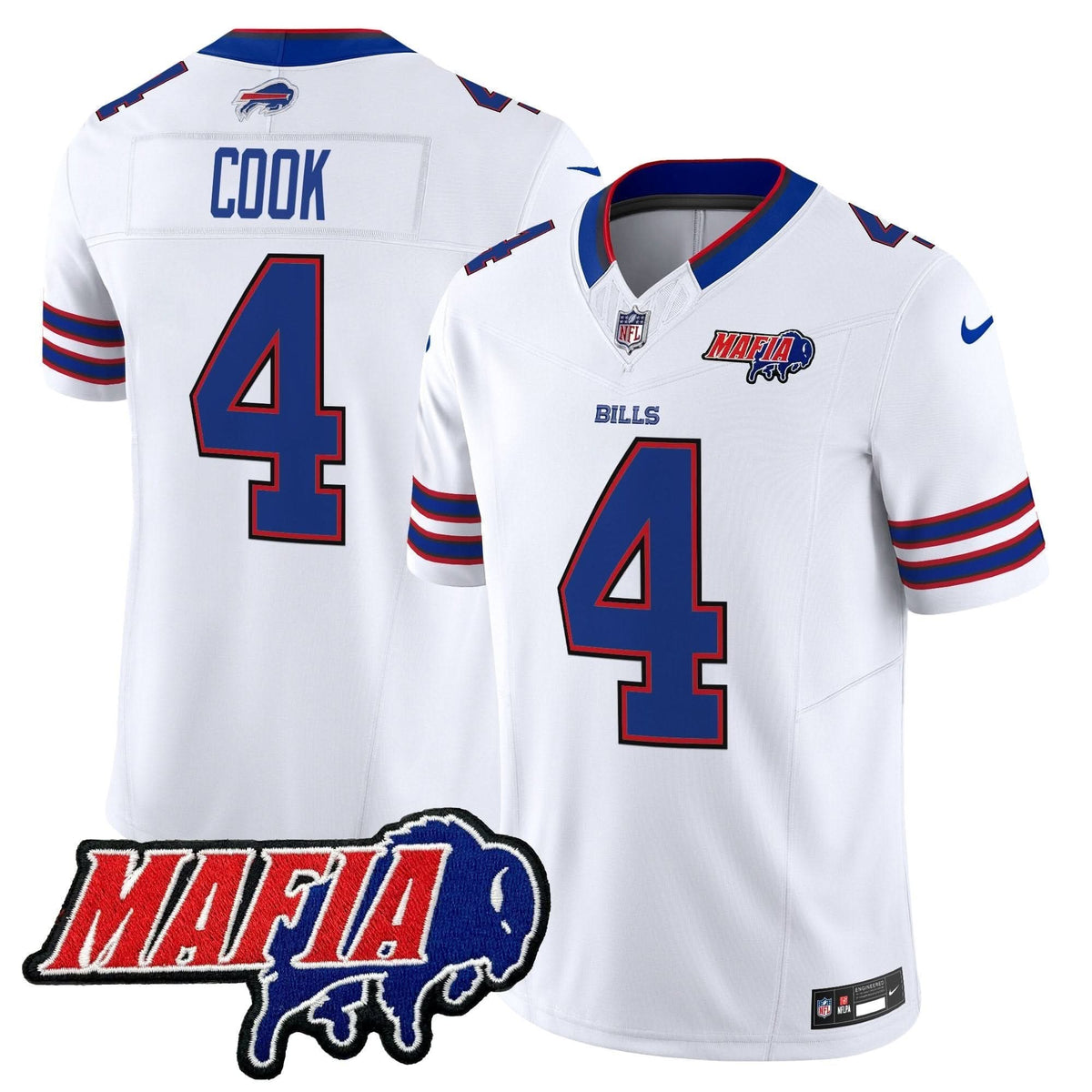BB 2024 BUF Mafia Patch Vapor Limited Jersey - image 18