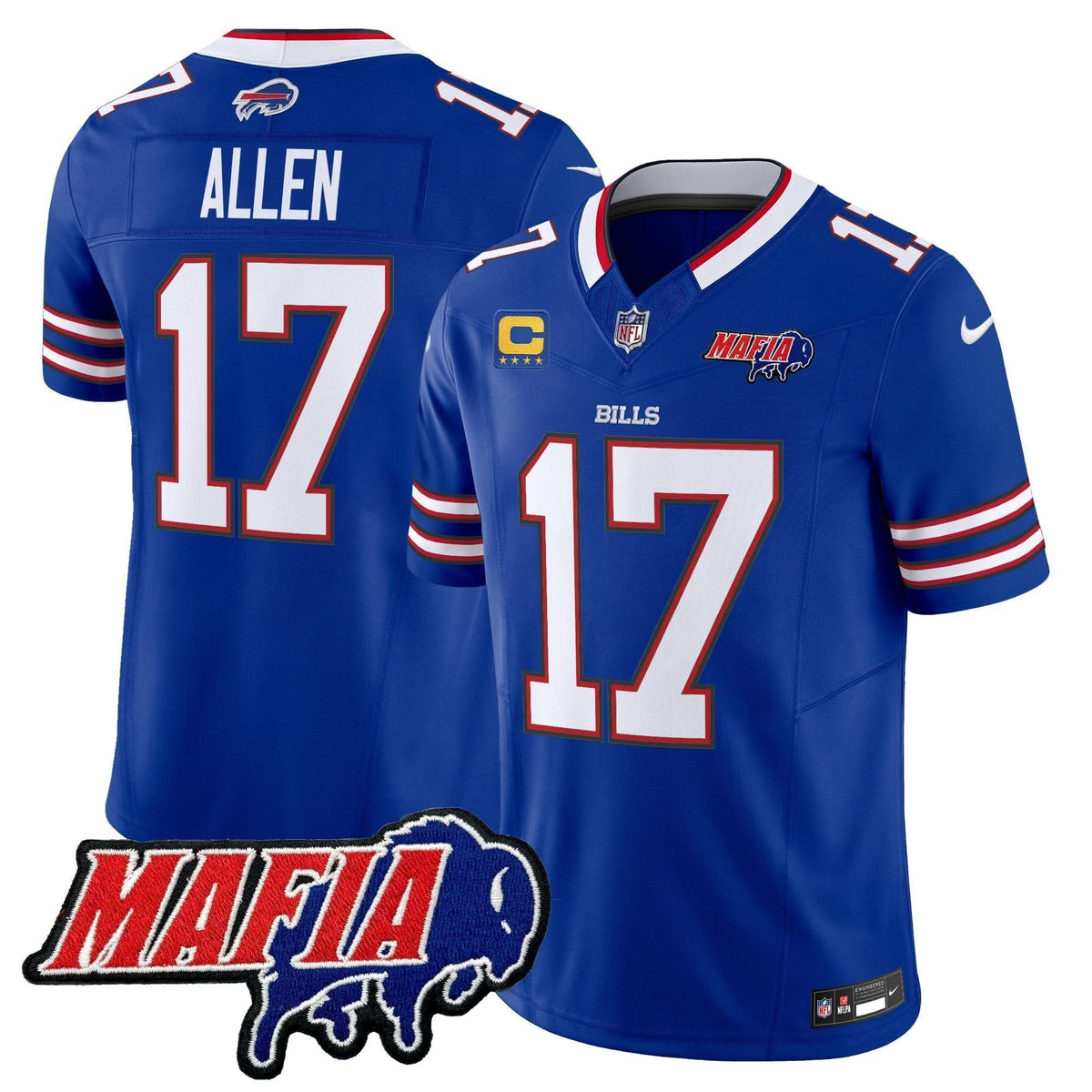 BB 2024 BUF Mafia Patch Vapor Limited Jersey - image 1