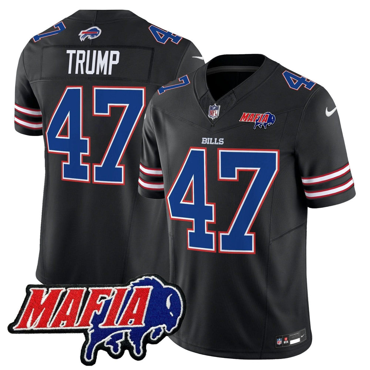 BB 2024 BUF Mafia Patch Vapor Limited Jersey - image 32