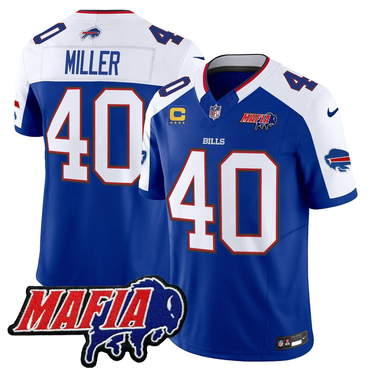 BB 2024 BUF Mafia Patch Vapor Limited Jersey - image 36