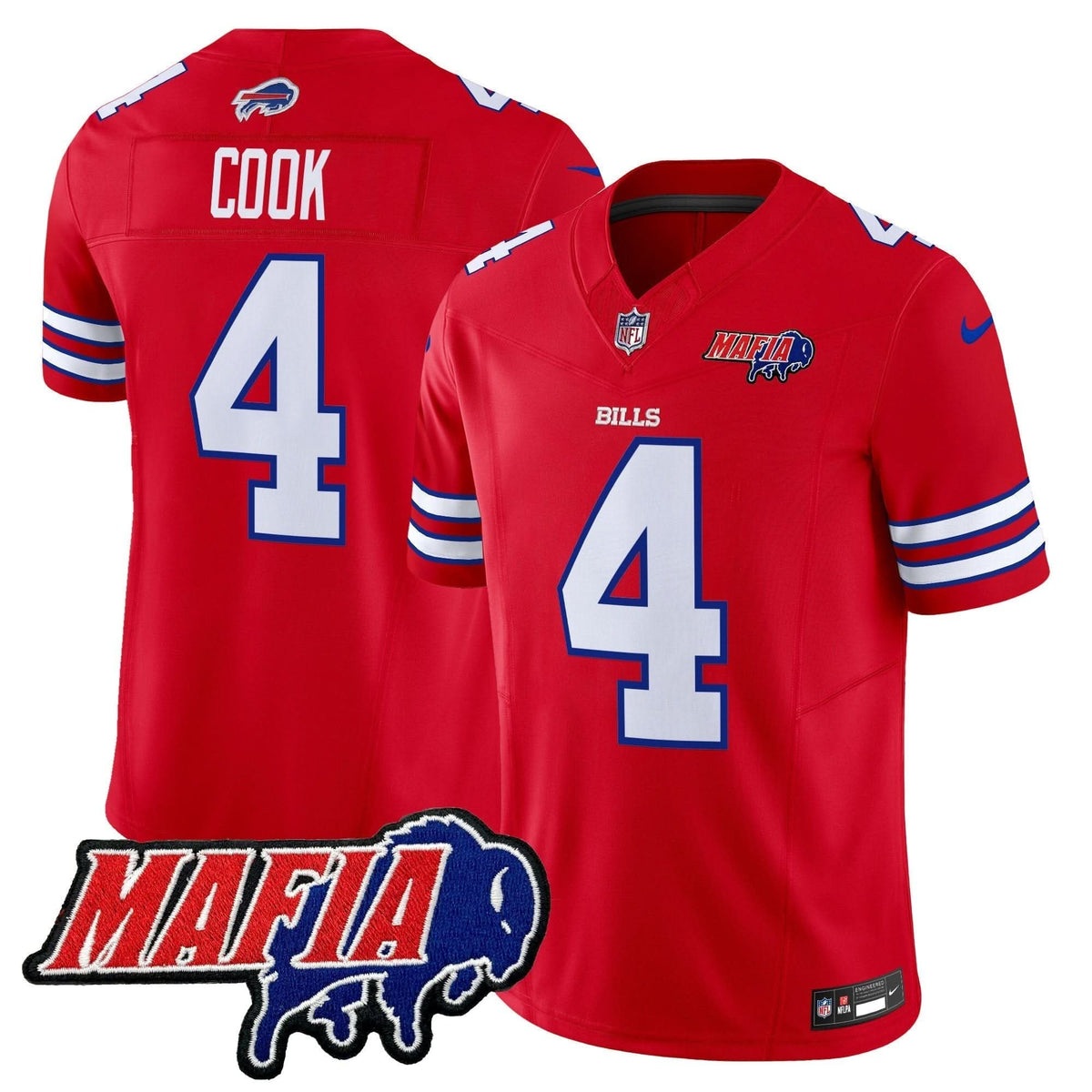 BB 2024 BUF Mafia Patch Vapor Limited Jersey - image 10
