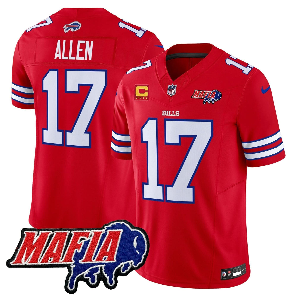 BB 2024 BUF Mafia Patch Vapor Limited Jersey - image 9