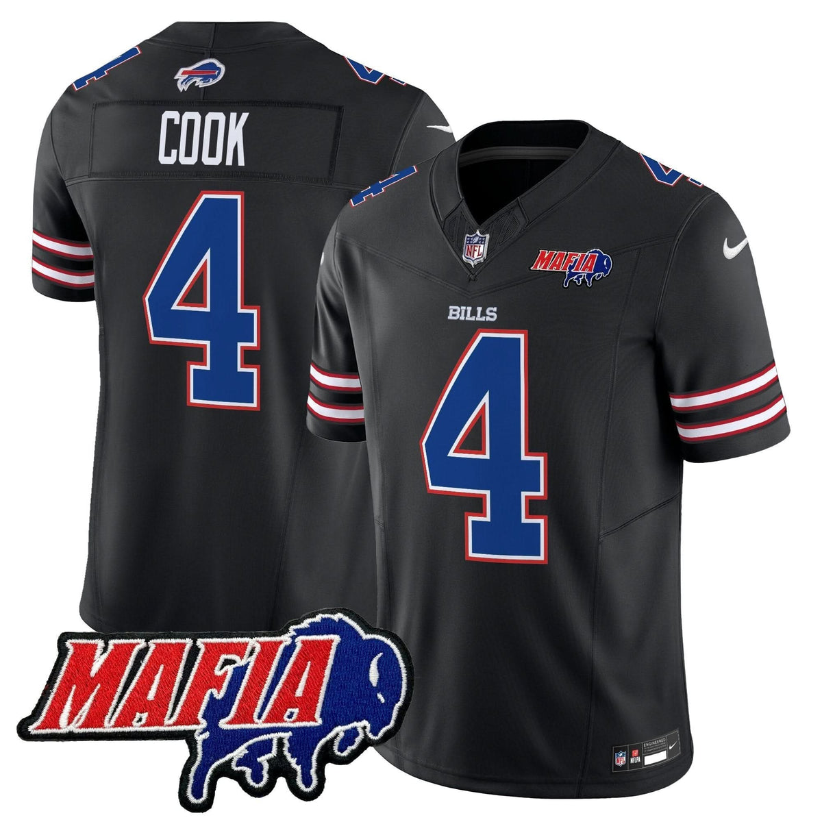 BB 2024 BUF Mafia Patch Vapor Limited Jersey - image 26