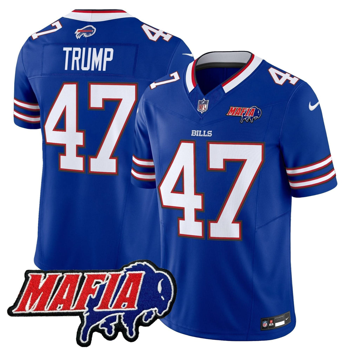 BB 2024 BUF Mafia Patch Vapor Limited Jersey - image 8