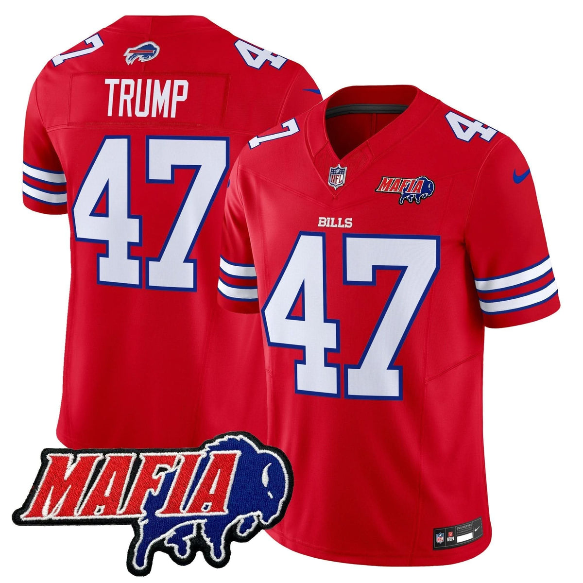 BB 2024 BUF Mafia Patch Vapor Limited Jersey - image 16