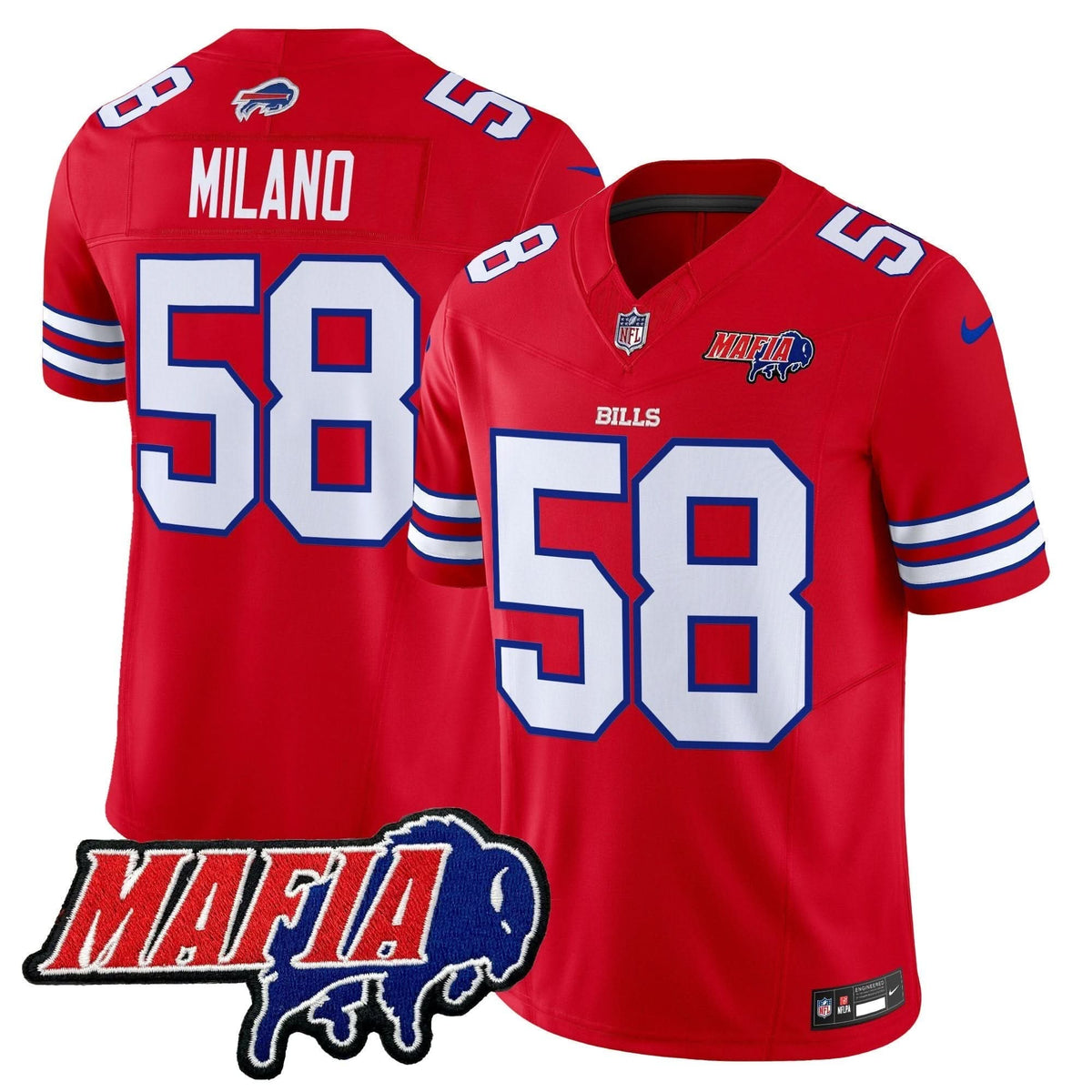 BB 2024 BUF Mafia Patch Vapor Limited Jersey - image 13