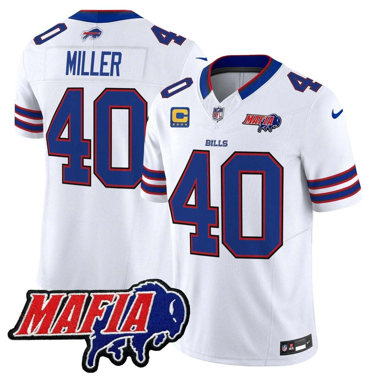 BB 2024 BUF Mafia Patch Vapor Limited Jersey - image 20