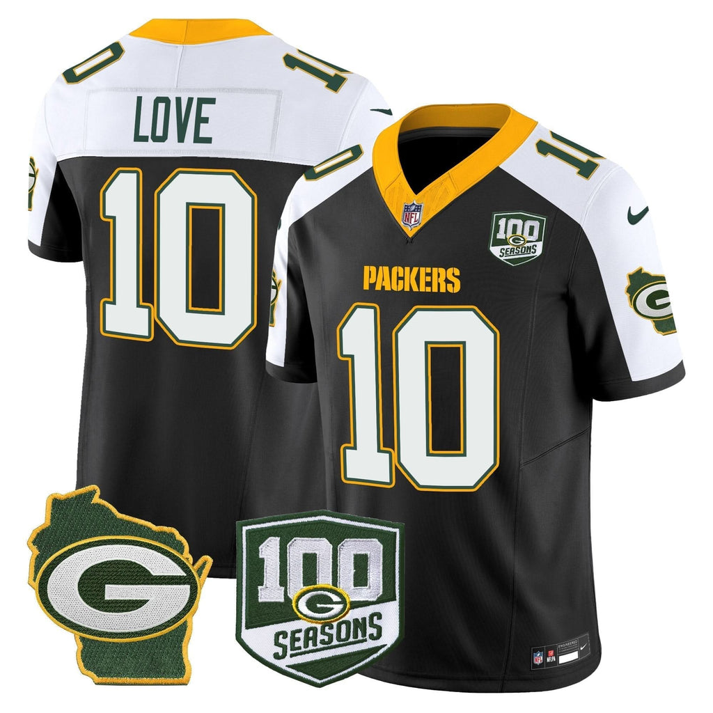 GB 100th Season & Home Patch Vapor Limited Jersey - image 1