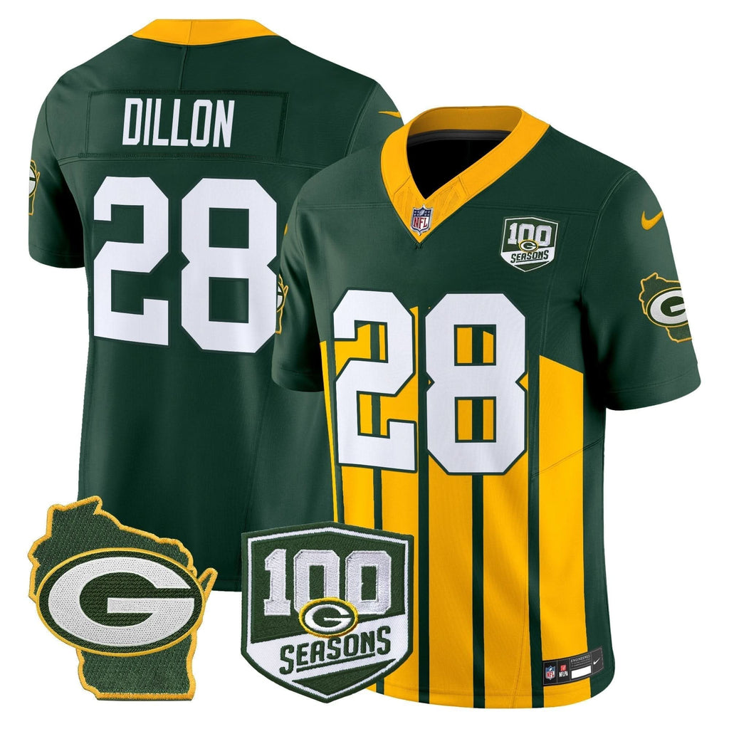 GB 100th Season & Home Patch Vapor Limited Jersey - image 45