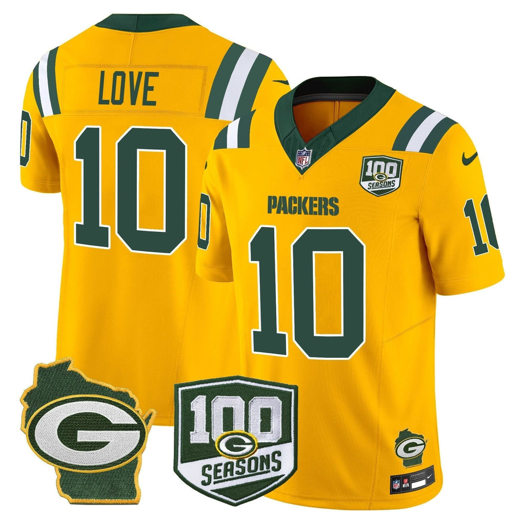 GB 100th Season & Home Patch Vapor Limited Jersey - image 36