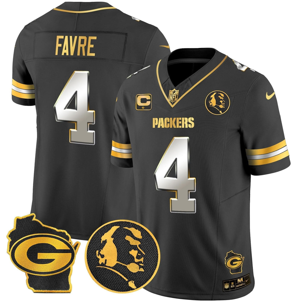 GB John Madden & Home Patch Gold Vapor Limited Jersey - image 30