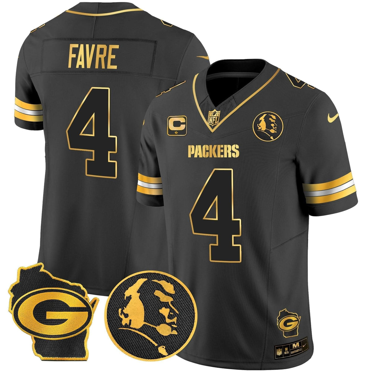 GB John Madden & Home Patch Gold Vapor Limited Jersey - image 22