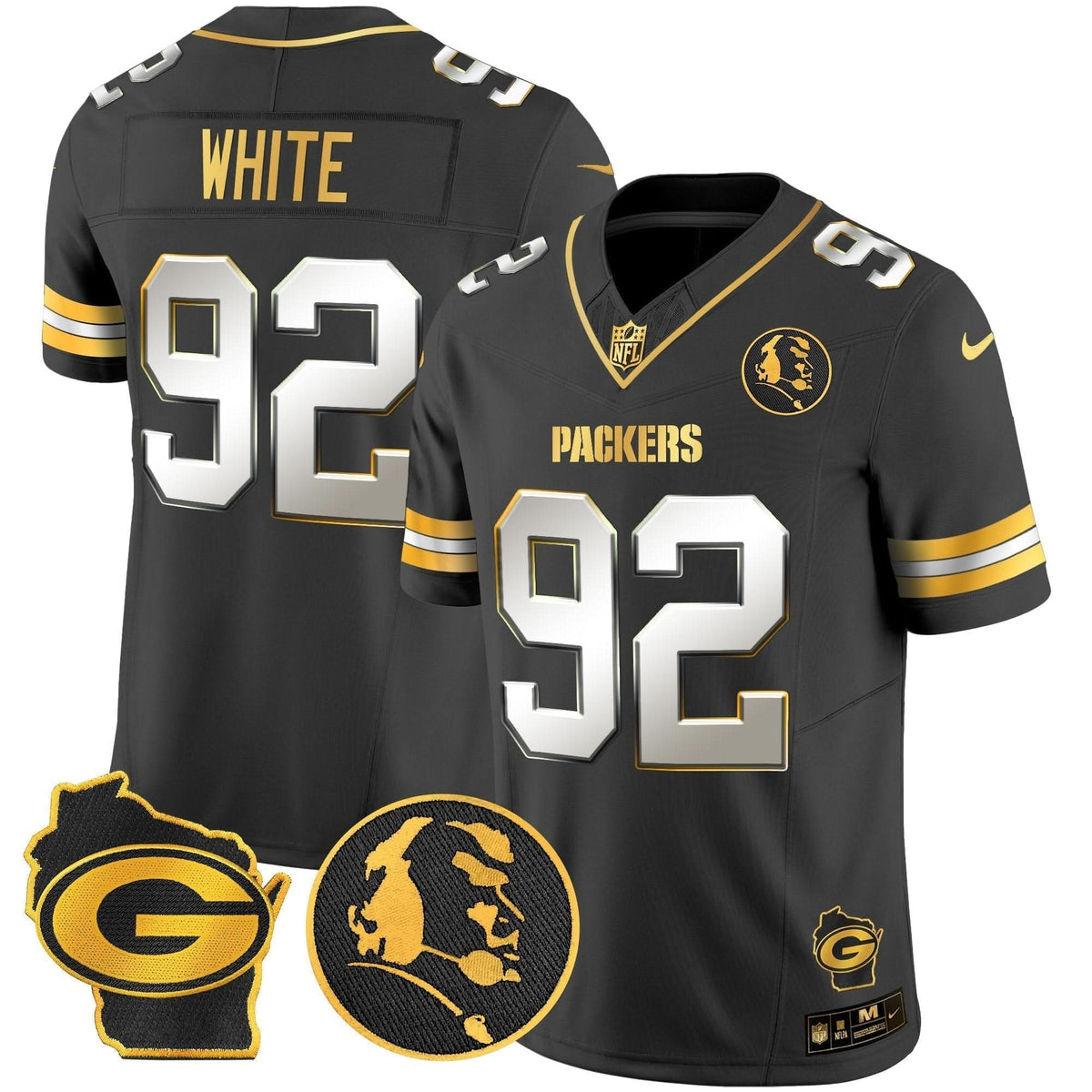 GB John Madden & Home Patch Gold Vapor Limited Jersey - image 31