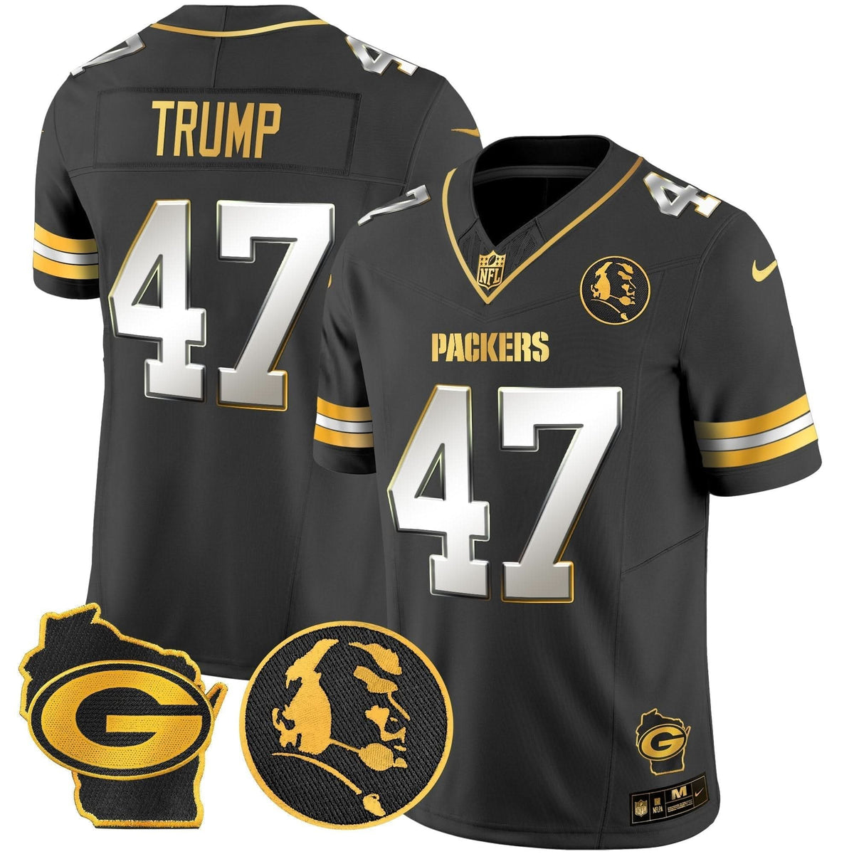 GB John Madden & Home Patch Gold Vapor Limited Jersey - image 32