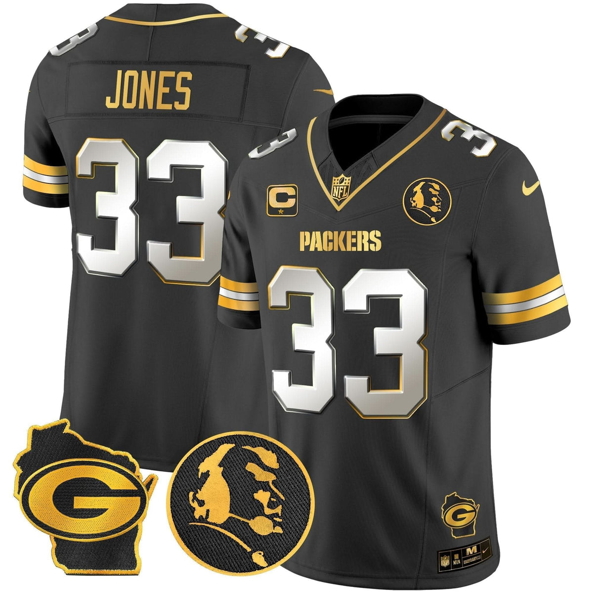 GB John Madden & Home Patch Gold Vapor Limited Jersey - image 28