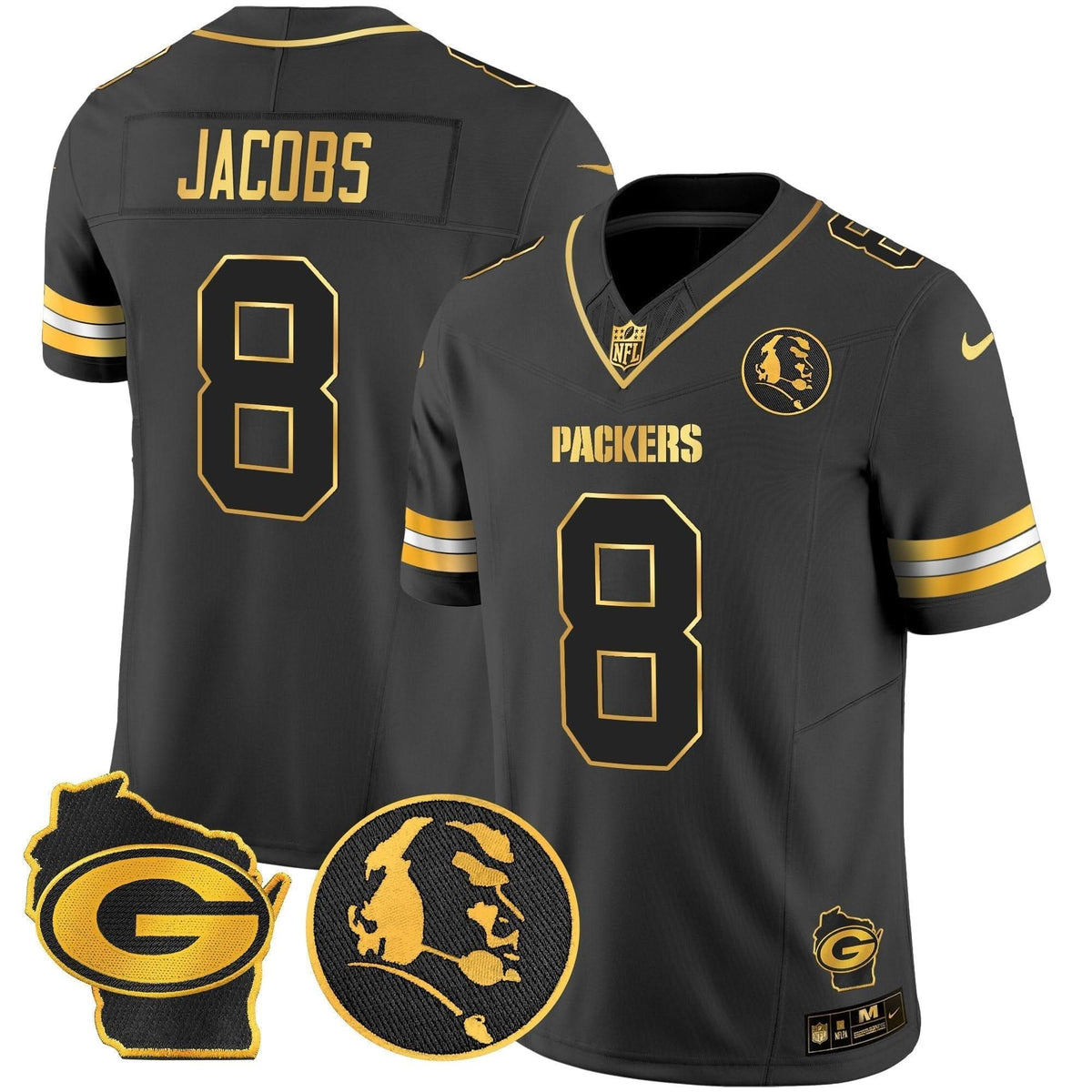 GB John Madden & Home Patch Gold Vapor Limited Jersey - image 18