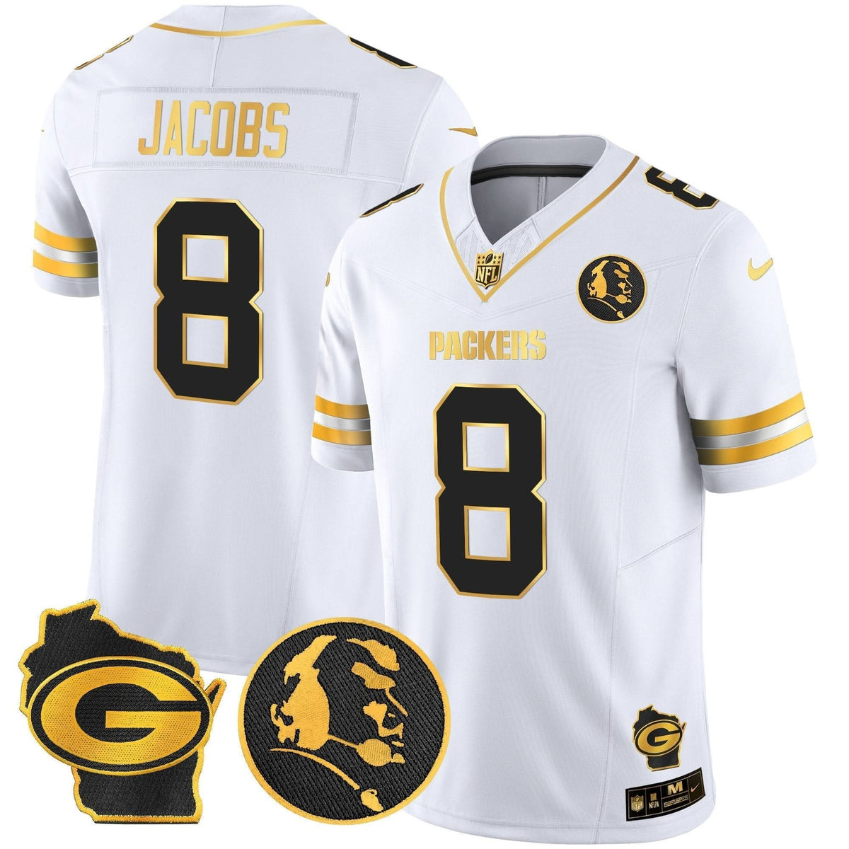 GB John Madden & Home Patch Gold Vapor Limited Jersey - image 10