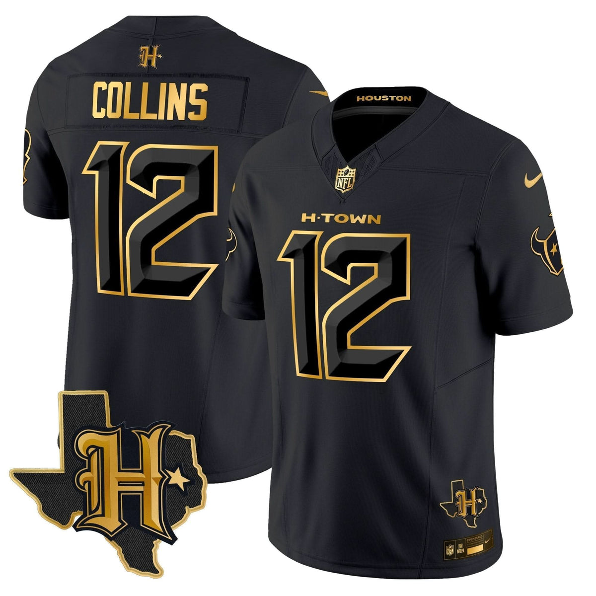 HT 2024 Texas Patch Gold Vapor Limited Jersey - image 27