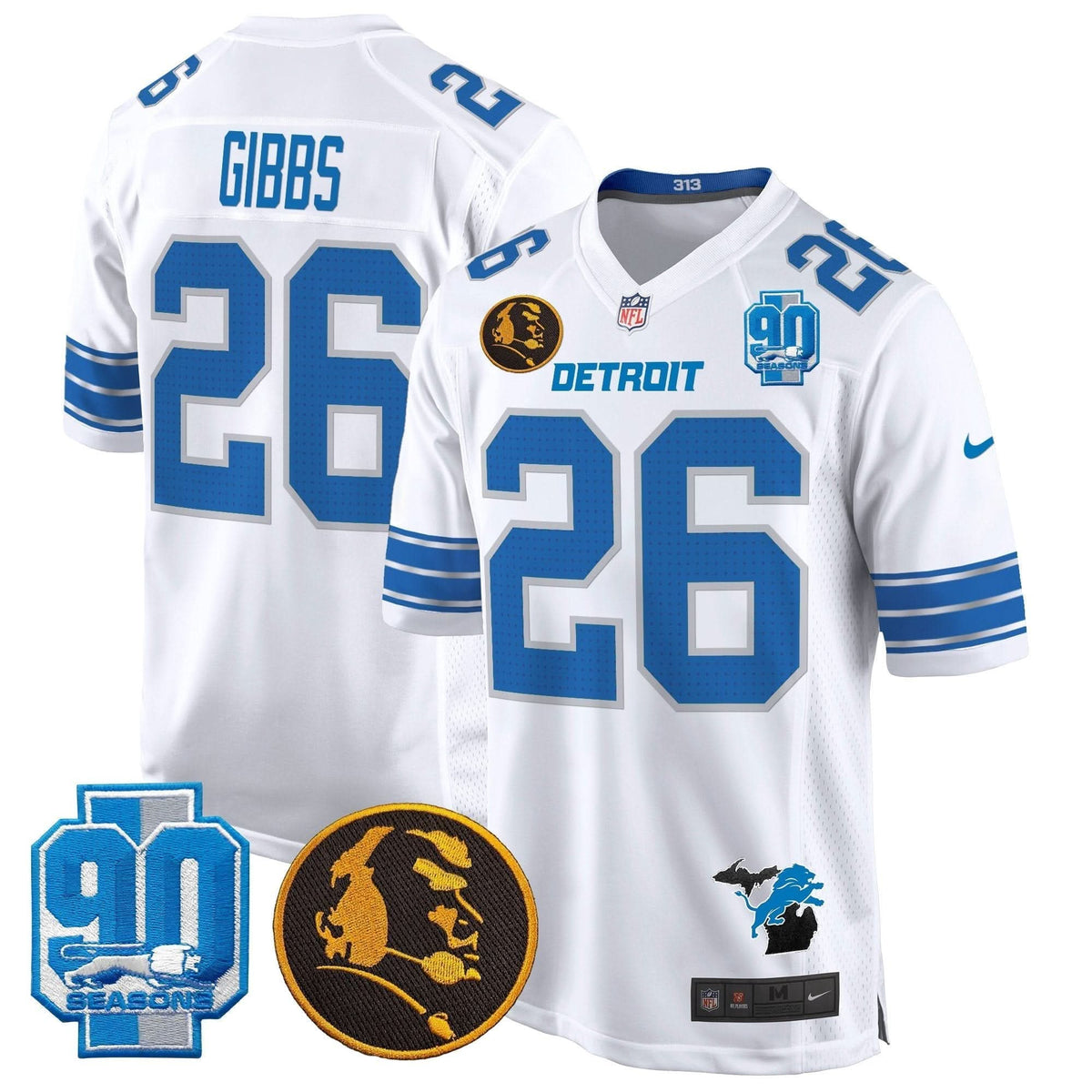 DET 2024 90th & John Madden Patch Game Jersey - image 21