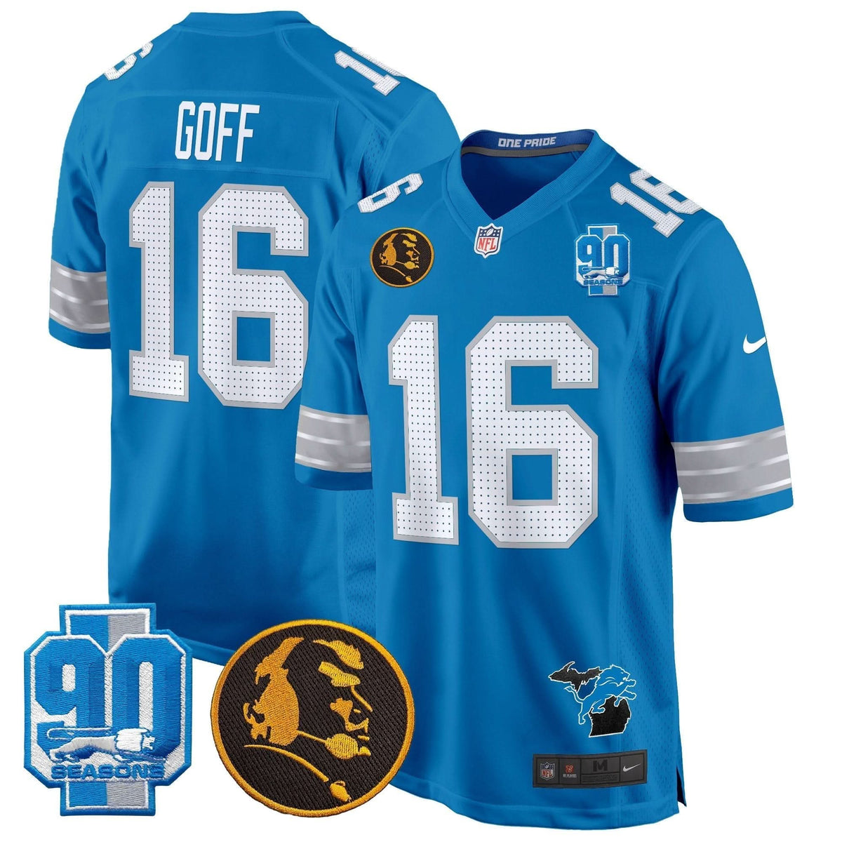 DET 2024 90th & John Madden Patch Game Jersey - image 22