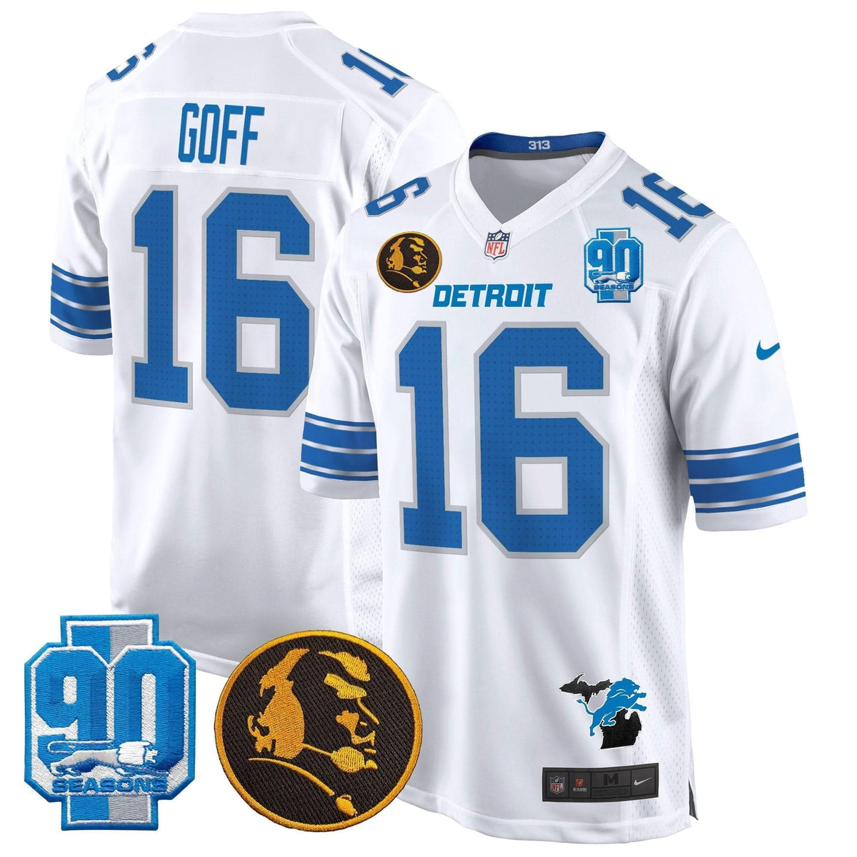 DET 2024 90th & John Madden Patch Game Jersey - image 15