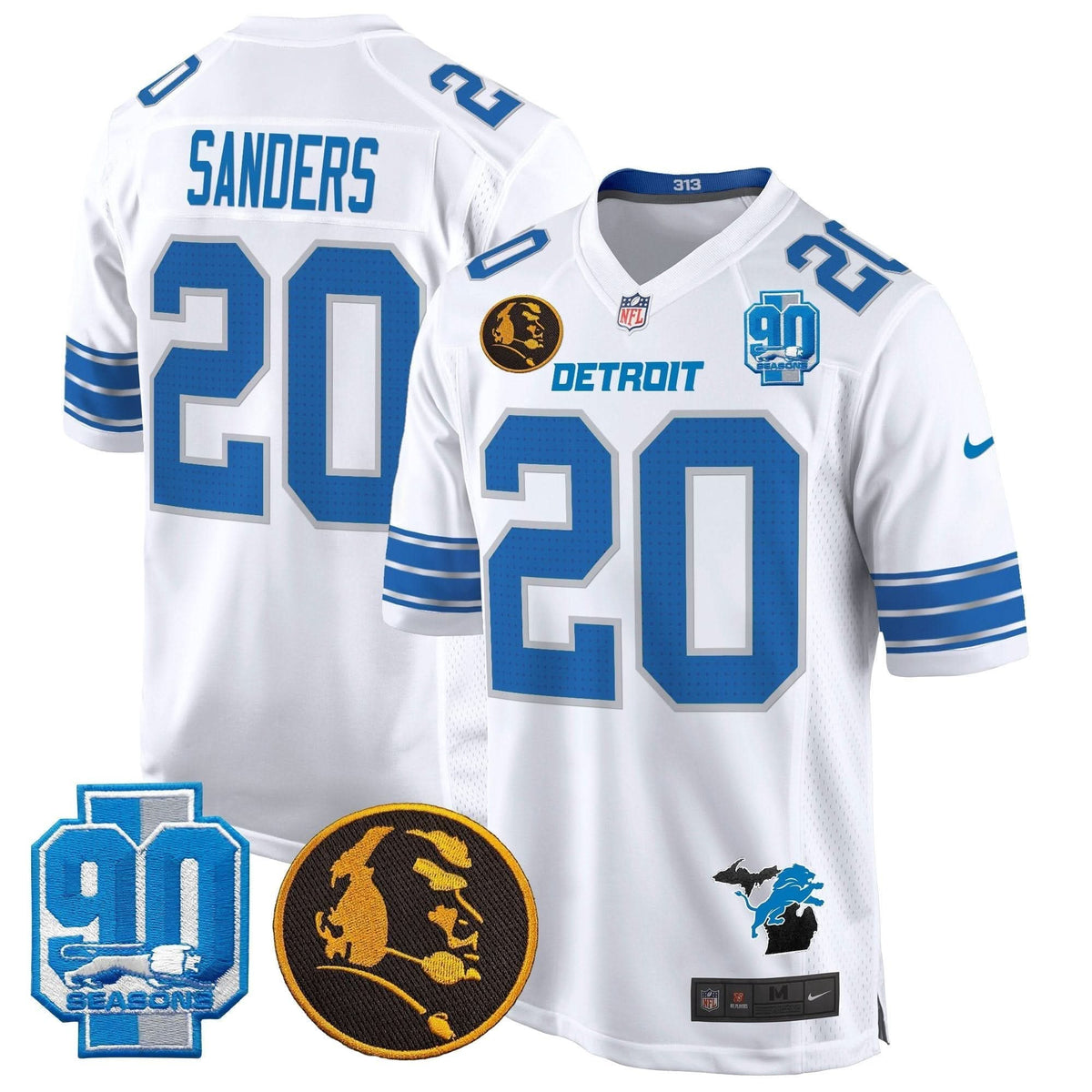 DET 2024 90th & John Madden Patch Game Jersey - image 19