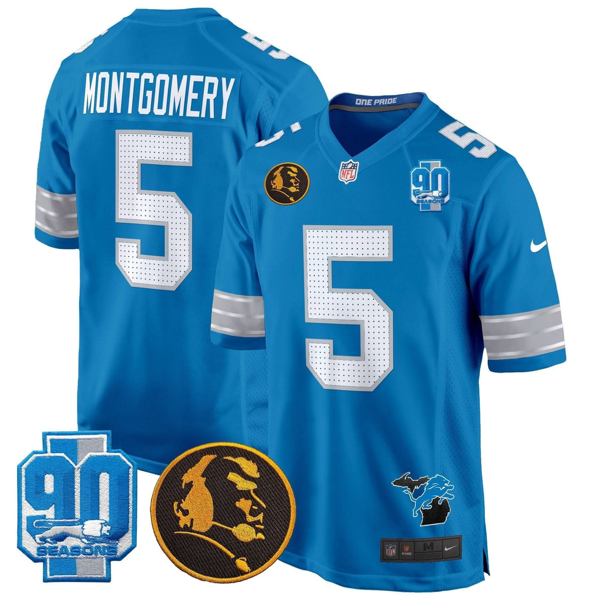 DET 2024 90th & John Madden Patch Game Jersey - image 25