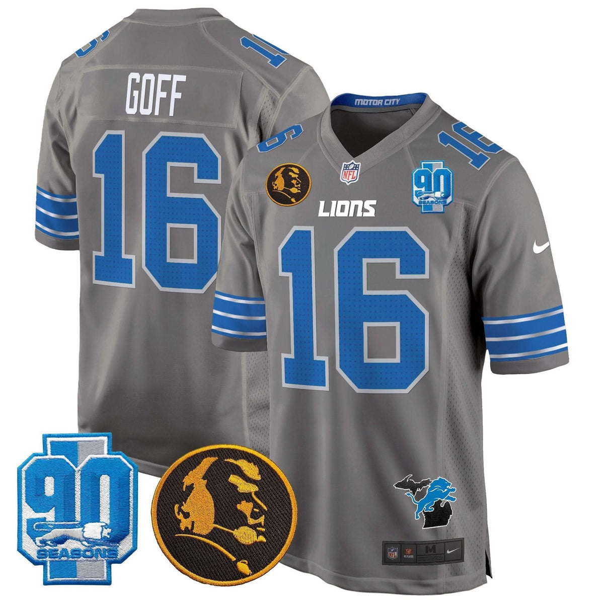 DET 2024 90th & John Madden Patch Game Jersey - image 29