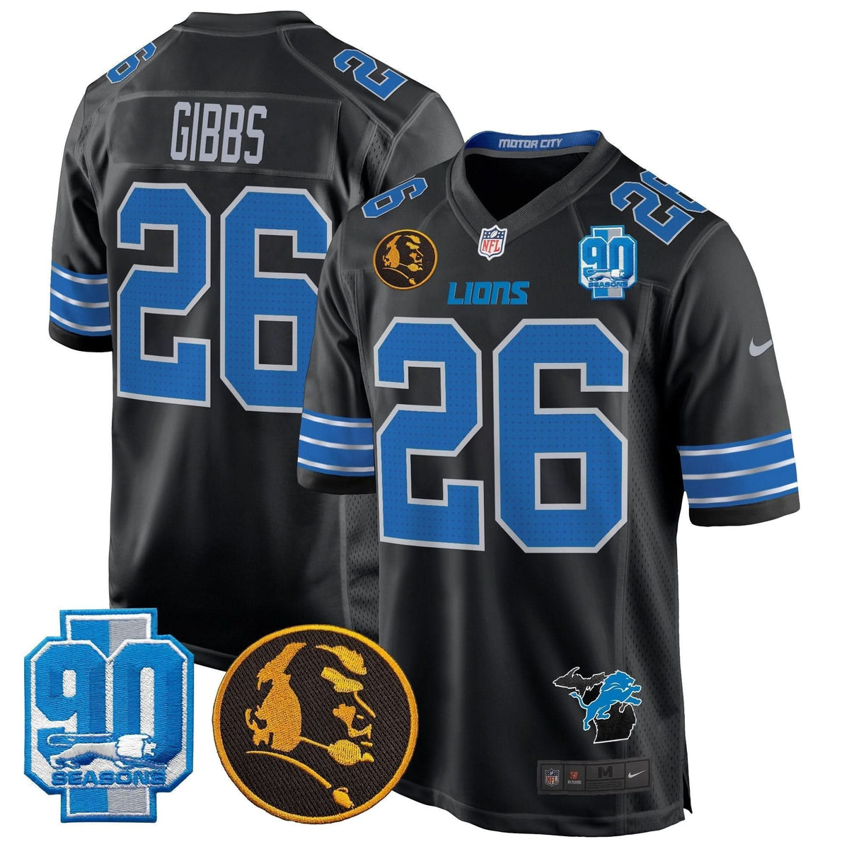 DET 2024 90th & John Madden Patch Game Jersey - image 14