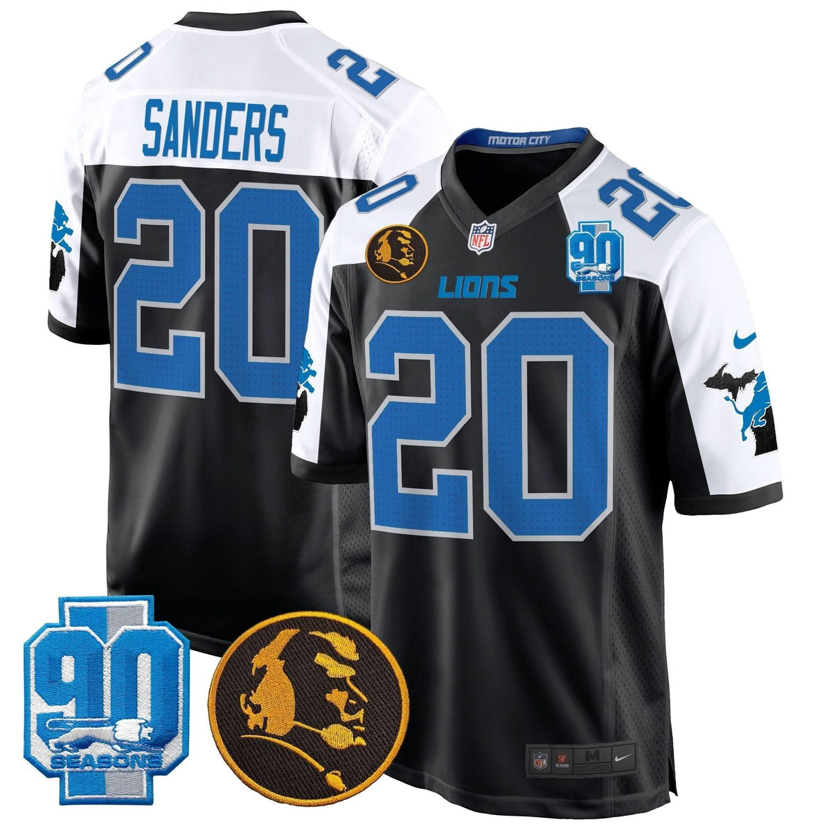 DET 2024 90th & John Madden Patch Game Jersey - image 5