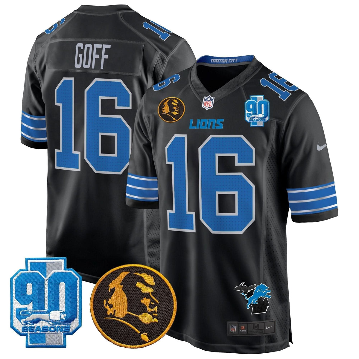 DET 2024 90th & John Madden Patch Game Jersey - image 8