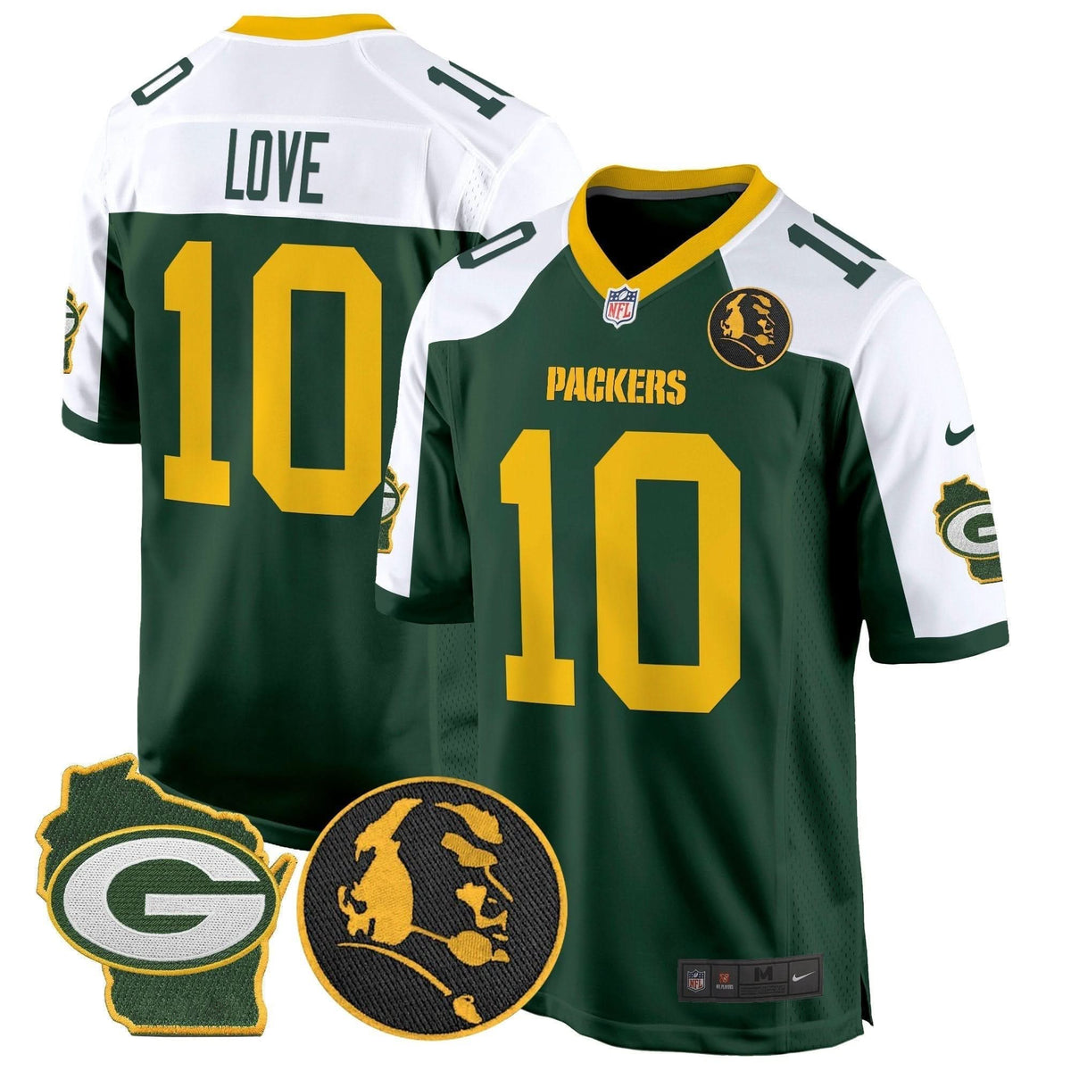 GB John Madden & Home Patch Game Jersey - image 9