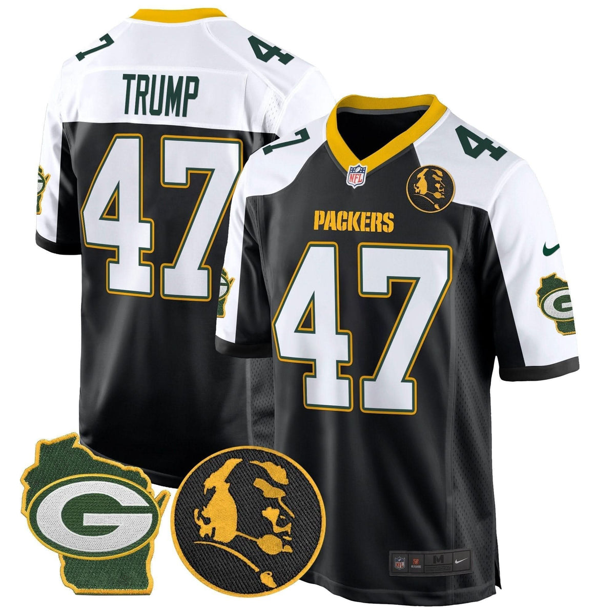 GB John Madden & Home Patch Game Jersey - image 8