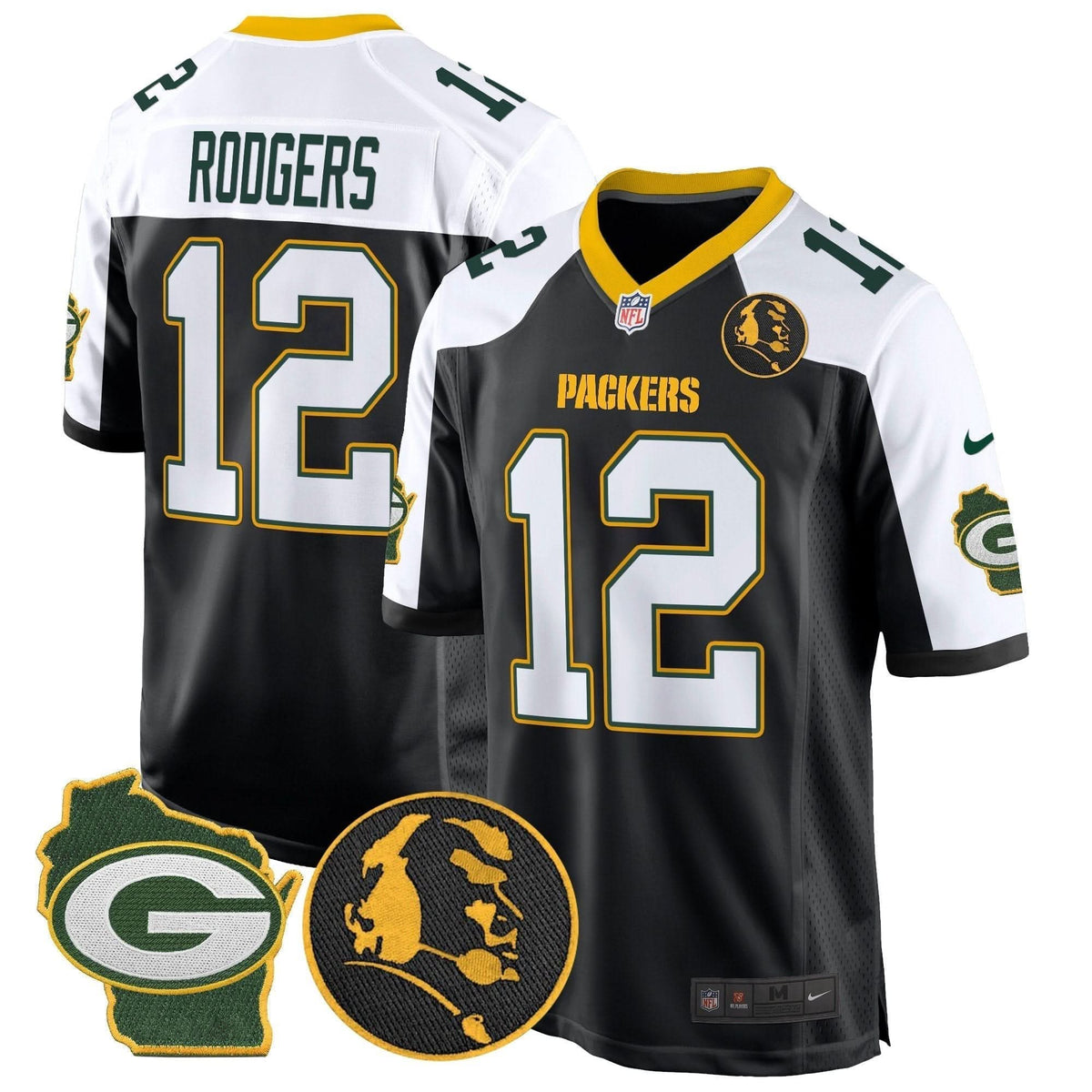 GB John Madden & Home Patch Game Jersey - image 4