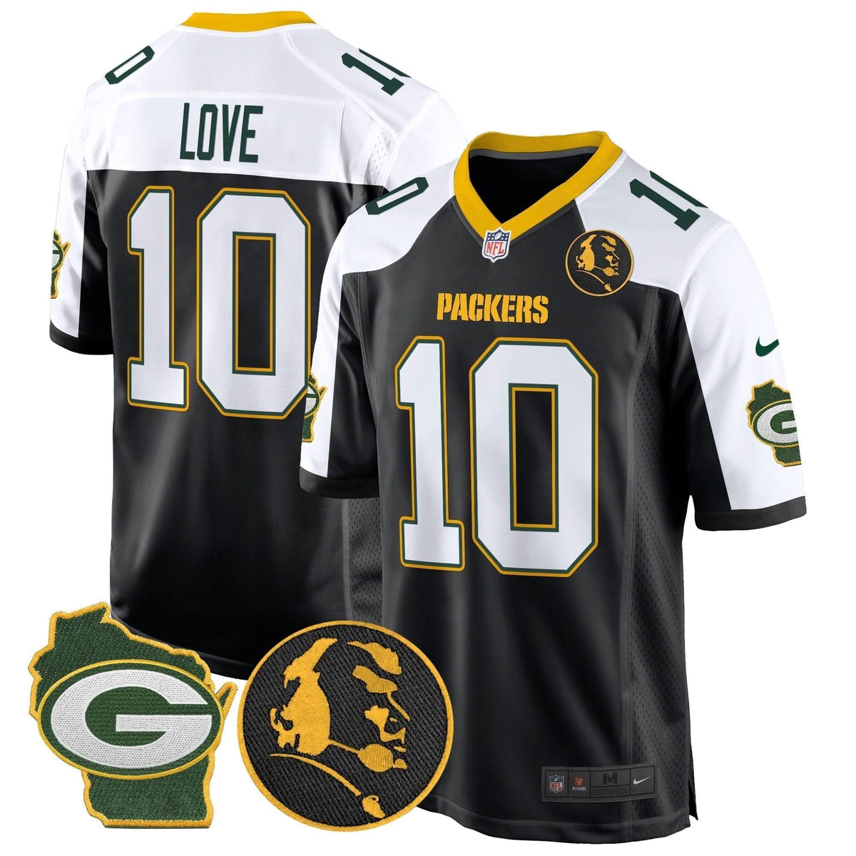 GB John Madden & Home Patch Game Jersey - image 1