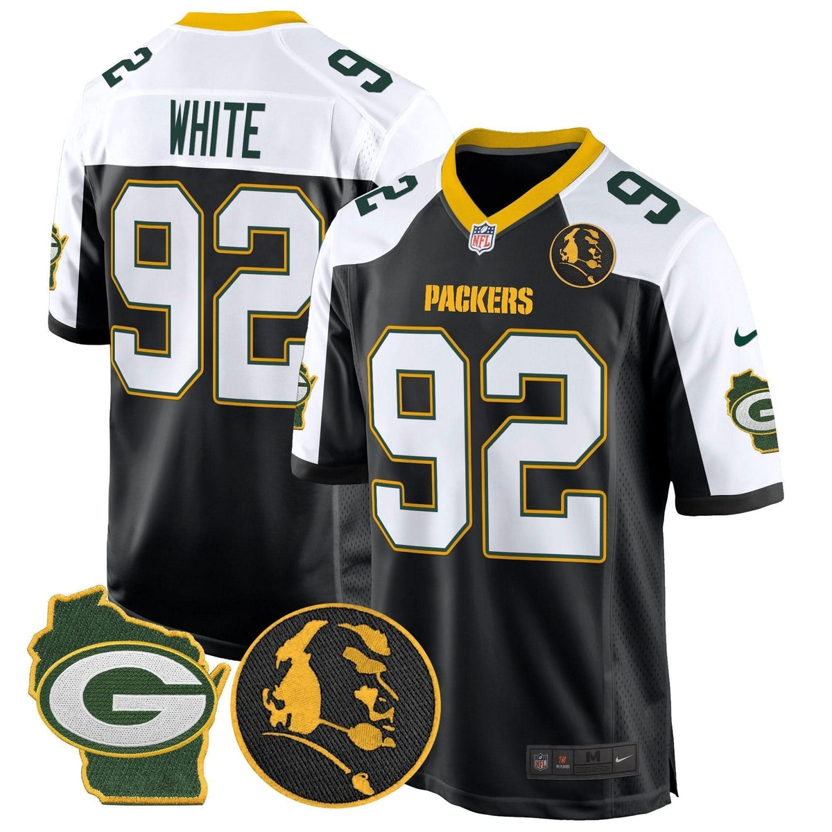 GB John Madden & Home Patch Game Jersey - image 6