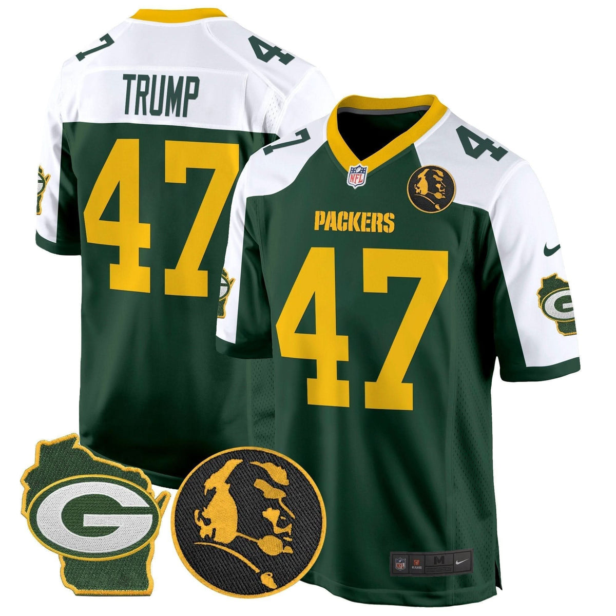 GB John Madden & Home Patch Game Jersey - image 16