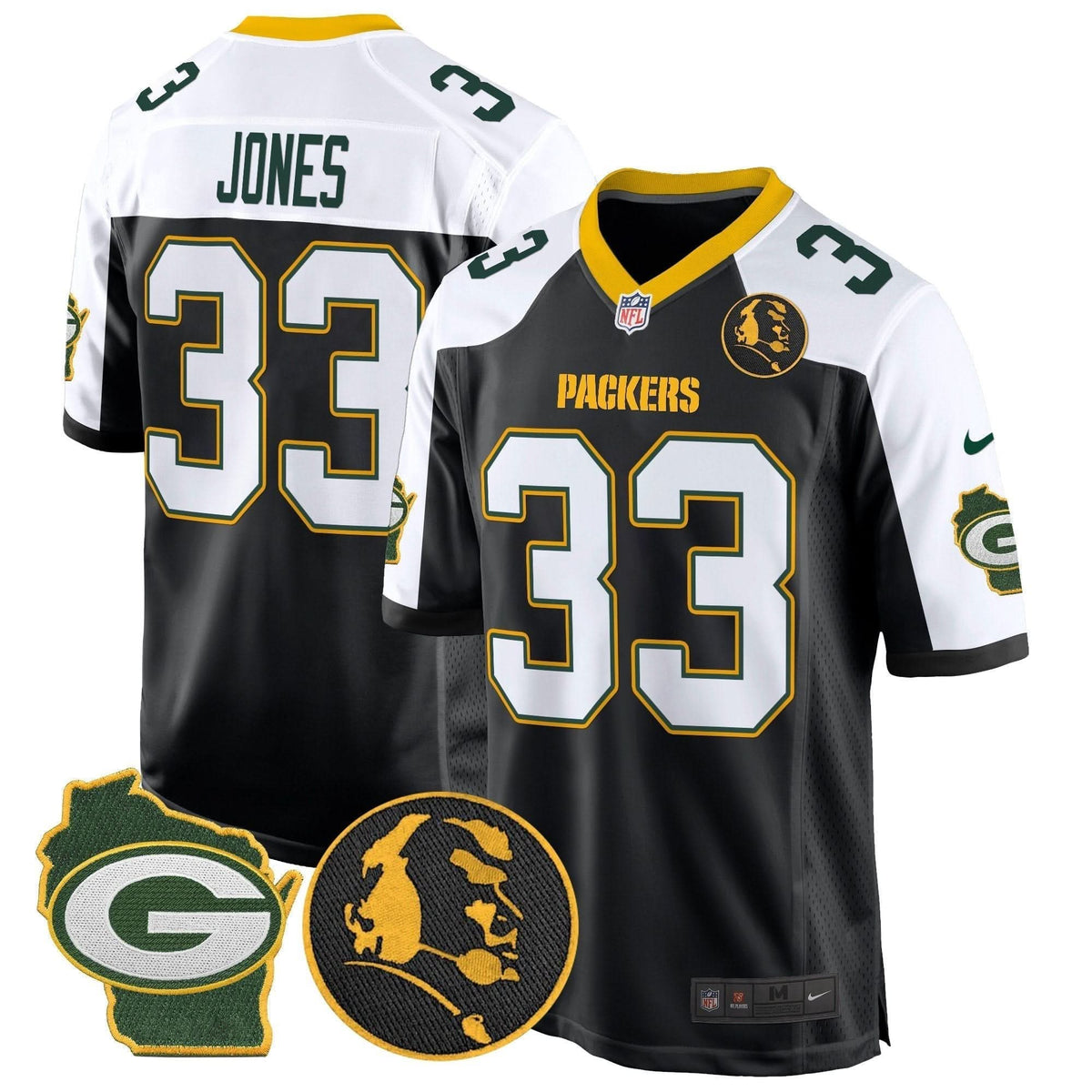 GB John Madden & Home Patch Game Jersey - image 3