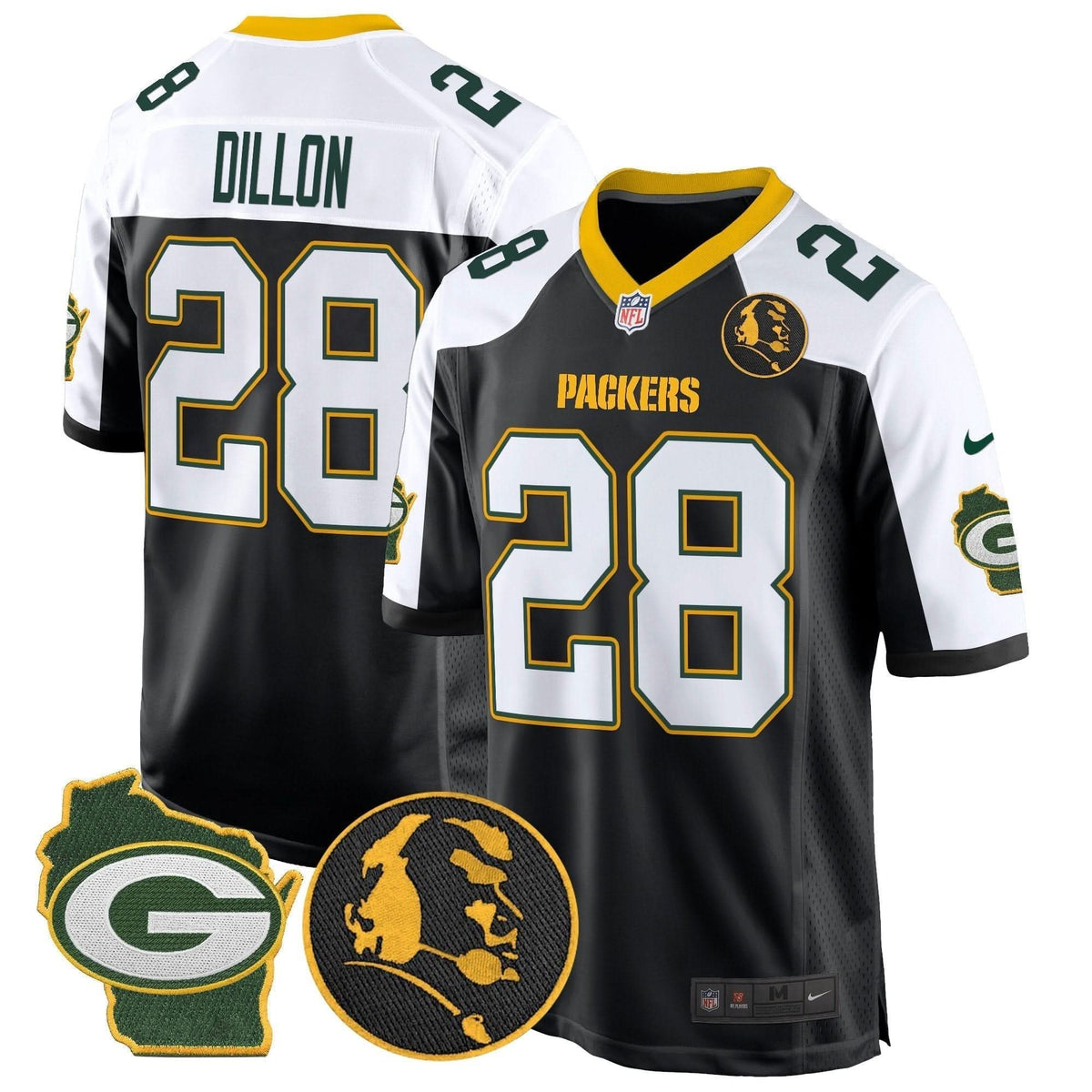 GB John Madden & Home Patch Game Jersey - image 2