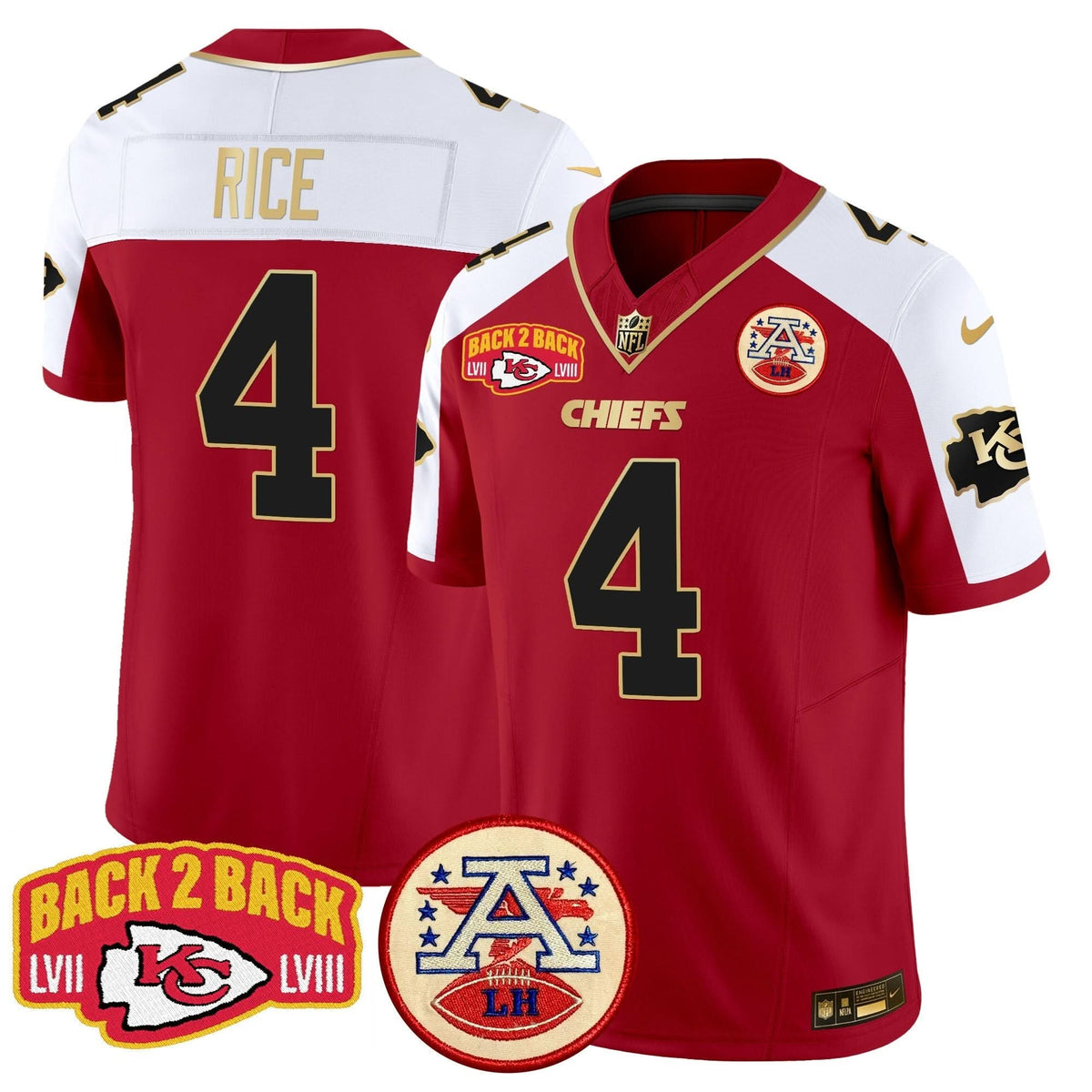 KC Super Back 2 Back Patch Vapor Limited Jersey - image 15