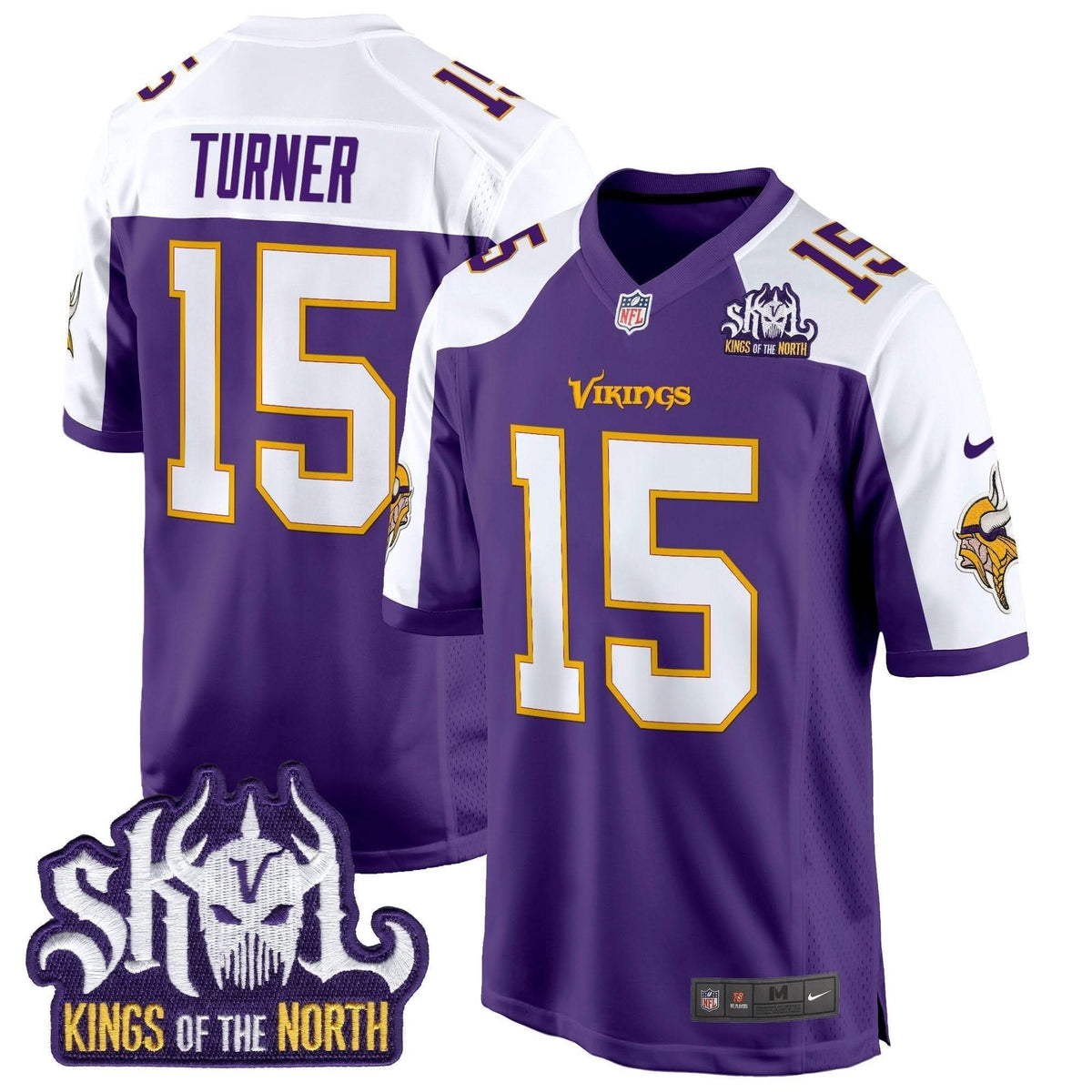 MV King Of The North Patch Throwback Game Jersey - image 4