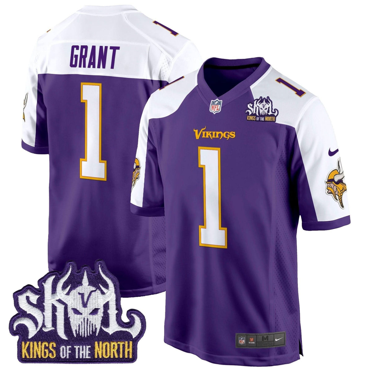 MV King Of The North Patch Throwback Game Jersey - image 6