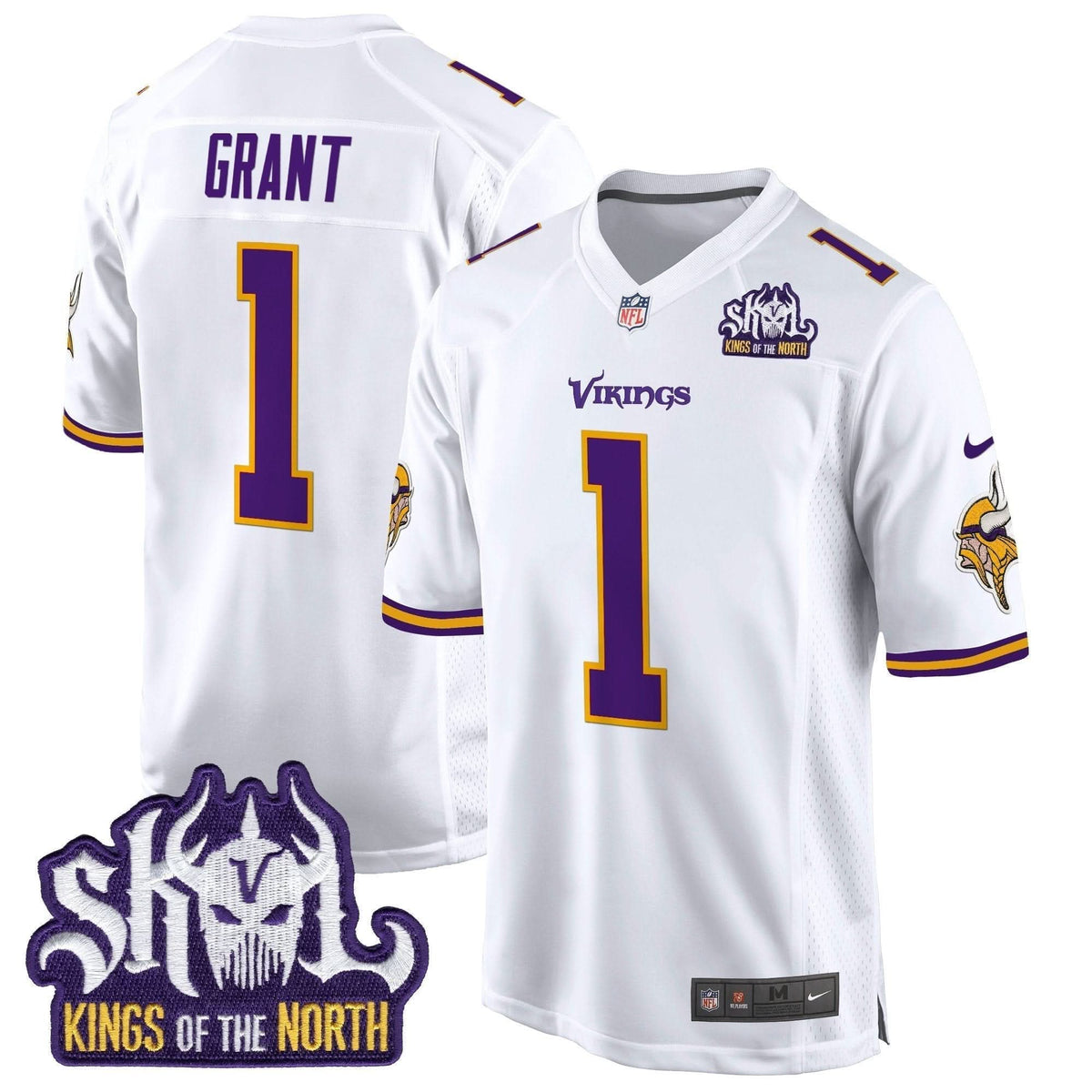 MV King Of The North Patch Throwback Game Jersey - image 33